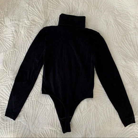 Wolford Black Colorado Turtleneck String Bodysuit - Picture 5 of 8